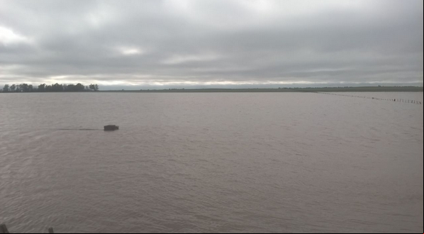Chuva em Eduardo Castex, La Pampa